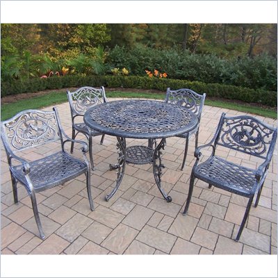 Oakland Living Mississippi 42 Inch Hummingbird 5pc Dining Set