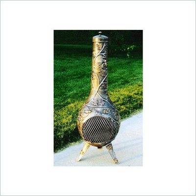 Oakland Living Hummingbird 45" Chimenea with Grill