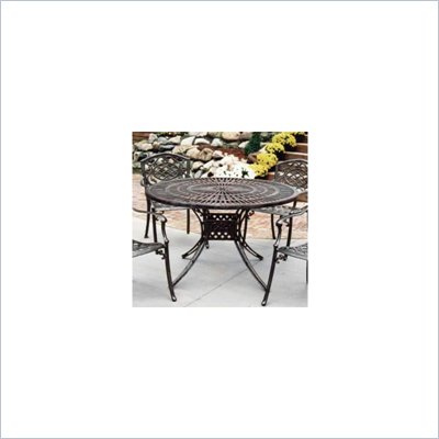 Oakland Living 48" Sun Ray Table with Cast Top