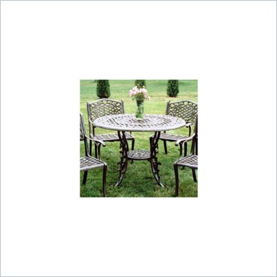 Oakland Living 42" Round Table with Cast Top