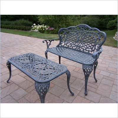 Oakland Living Mississippi 2  Piece Loveseat Set in Lattice Pattern