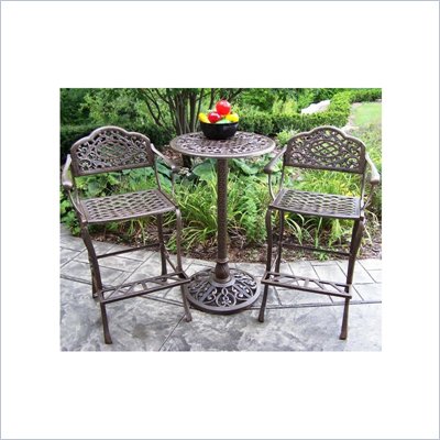 Oakland Living Mississippi Antique Bronze 3-Piece Bar Set
