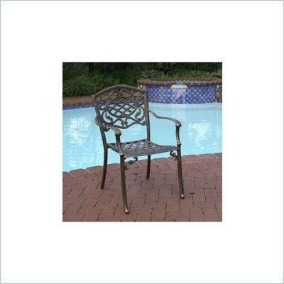 Oakland Living Mississippi Fully Welded Arm Chair