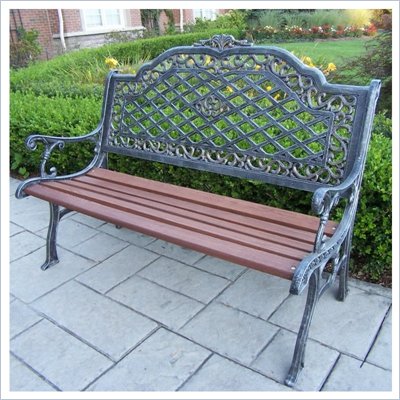 Oakland Living Mississippi High Back Bench