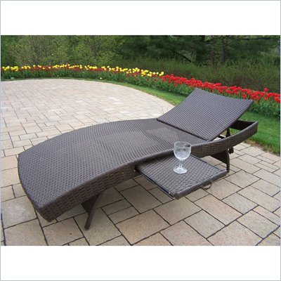 Oakland Living Elite Resin Wicker Chaise Lounge