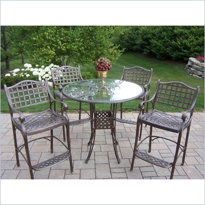 Oakland Living Hummingbird Elite 42 Inch 5pc Bar Set