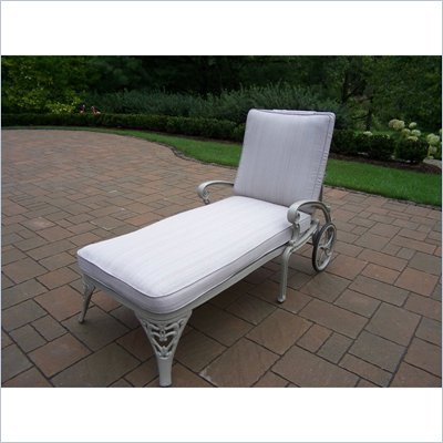 Oakland Living Mississippi Chaise Lounge with Cushion