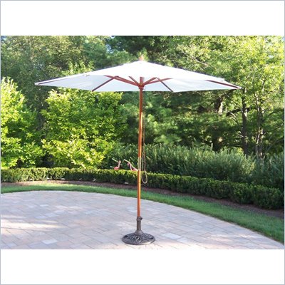 Oakland Living 9 Ft Market Umbrella with Pulley