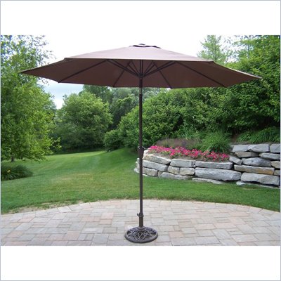 Oakland Living 9 Ft Umbrella with Crank and Tilt