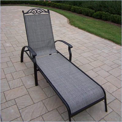 Oakland Living Cascade Sling Chaise Lounge