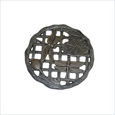 Oakland Living Stepping Stone Dragonfly in Antique Pewter