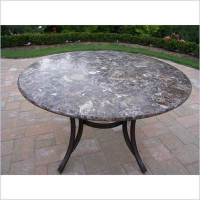 Oakland Living Stone Art 48 Inch Dining Table
