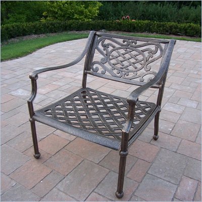 Oakland Living Tacoma Arm Chair in Antique Bronze Finish