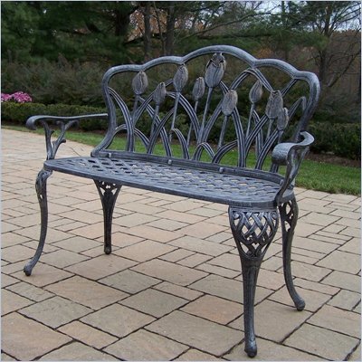Oakland Living Tulip Loveseat Bench