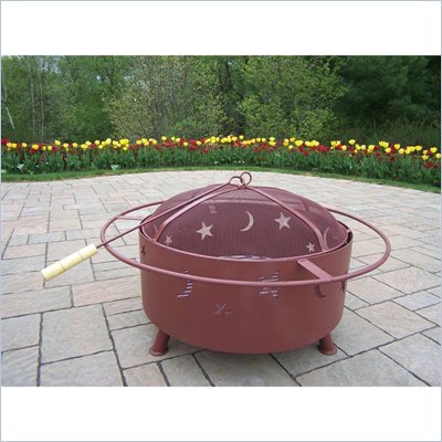 Oakland Living Star and Moon Fire Pit