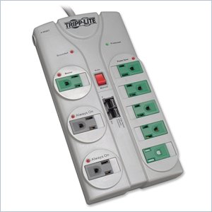 Tripp Lite TLP808NETG 8-Outlet Surge Suppressor