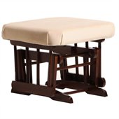 Dutailier Coffee Ottoman For Sleigh and 2 Post Gliders in Light Beige