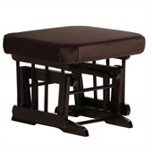 Dutailier Espresso Ottoman For Sleigh and 2 Post Gliders in Chocolate
