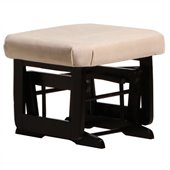 Dutailier Ottoman For Modern Gliders in Espresso and Light Beige