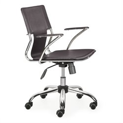 Zuo Trafico Office Chair in Espresso