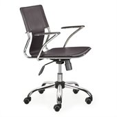 Zuo Trafico Office Chair in Espresso