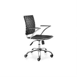 Zuo Criss Cross Office Chair Black