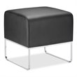 ADD TO YOUR SET: Zuo Plush Compact Ottoman in Leatherette