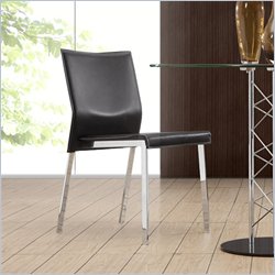 Zuo Boxter Leather Dining Side Chair