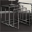 ADD TO YOUR SET: Zuo Pasos Nesting Table in Clear
