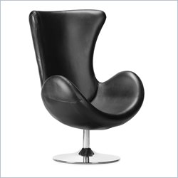 Zuo Andromeda Swivel Chair with Chrome Base
