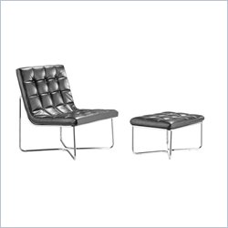 Zuo Waltz Lounge Chair & Ottoman Set