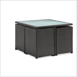 Zuo Turtle Outdoor Table Set