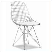 Zuo Mesh Two Leatherette Dining Side Chairs with Cushions