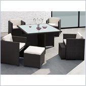 Zuo Naples Outdoor Nesting Table Set