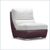 Zuo Bond Middle Seat in White and Maroon 