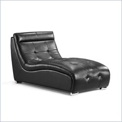 Zuo Object Sofa Chaise in Black Best Price