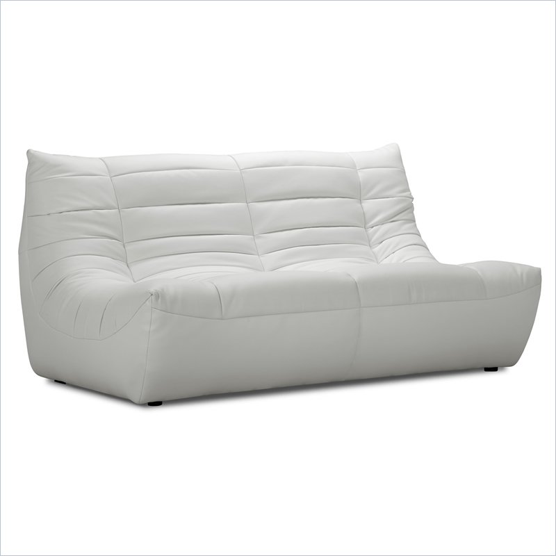 Zuo 900561 Carnival Love Seat in White