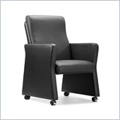 Zuo Burlarm Chair in Black 