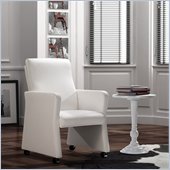 Zuo Burlarm Chair in White 