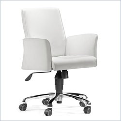 Zuo Metro Office Chair in White