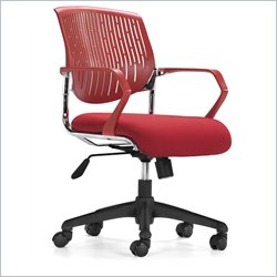 Zuo Synergy Office Chair in Red