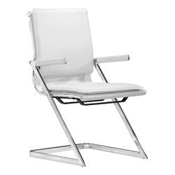 Zuo Lider Plus Conference Chair in White (Set of 2)