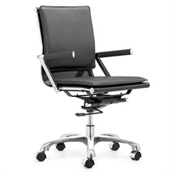 Zuo Lider Plus Office Chair in Black