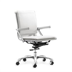 Zuo Lider Plus Office Chair in White