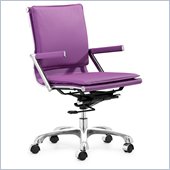 Zuo Lider Plus Office Chair Purple 