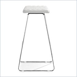 Zuo Crescent Barstool in White