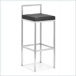 Zuo Industry Barstool in Black (Set of 2)