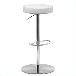 Zuo Mellow Barstool in White