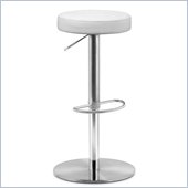 Zuo Mellow Barstool in White 