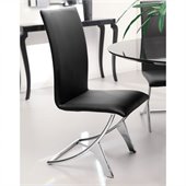 Zuo Delfin Dining Chair in Black